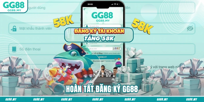 Hoàn tất đăng ký GG88